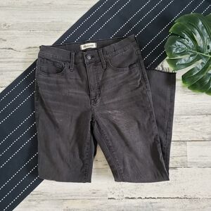 Madewell| 9" Mid Rise Skinny Jeans Black Sea Size 27